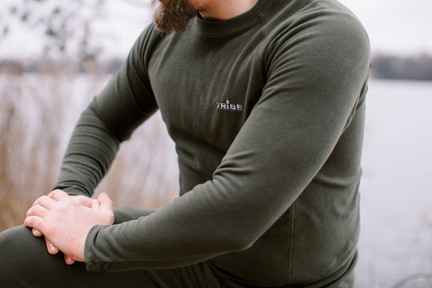 Термобілизна чоловіча Tribe Microfleece (футболка+штани) T-KA-0015-olive M T-KA-0015-olive-M фото