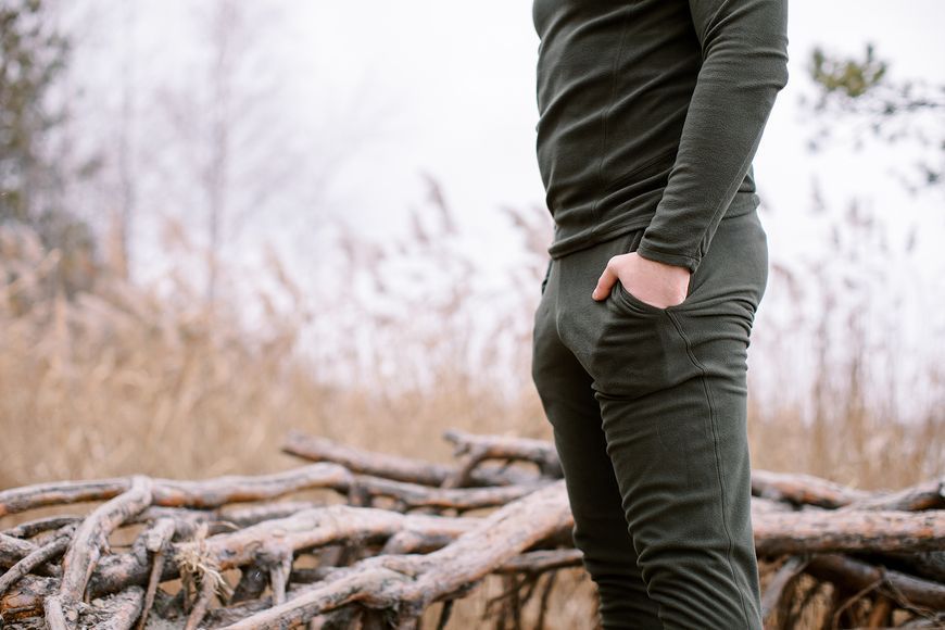 Термобілизна чоловіча Tribe Microfleece (футболка+штани) T-KA-0015-olive M T-KA-0015-olive-M фото