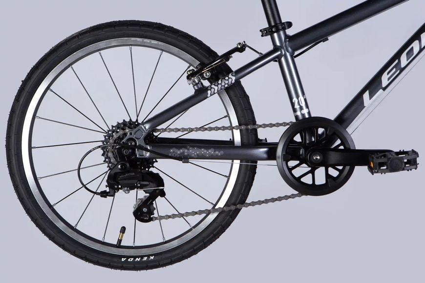 Велосипед AL 20" Leon GO 7 speed Vbr CS рама-10" сірий 2025 OPS-LN-20-023 фото