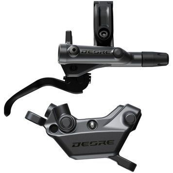 Гальмо гідравл. дискове Shimano M6220 DEORE заднє (ліва ручка, 4-поршн. каліпер BR-M6120, J-kit гідроліния 1700мм) EM62201JRRXRA170 фото