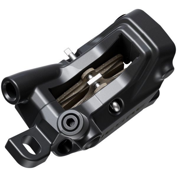 Гальмо гідравл. дискове Shimano M6220 DEORE заднє (ліва ручка, 4-поршн. каліпер BR-M6120, J-kit гідроліния 1700мм) EM62201JRRXRA170 фото