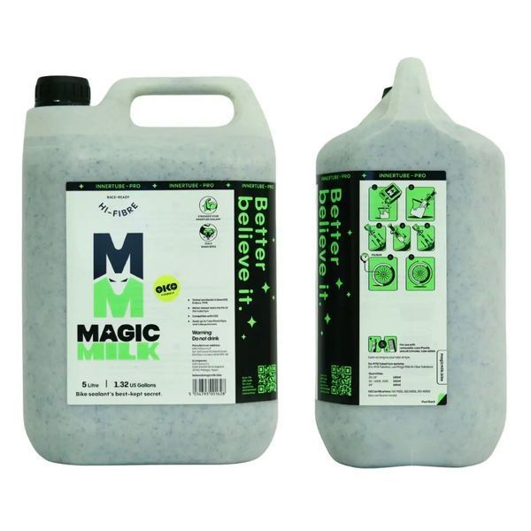 Герметик для камер синтетичний латексний OKO Magik Milk Innertube-Pro Hi-Fiber 5 000 мл SEA-019 фото