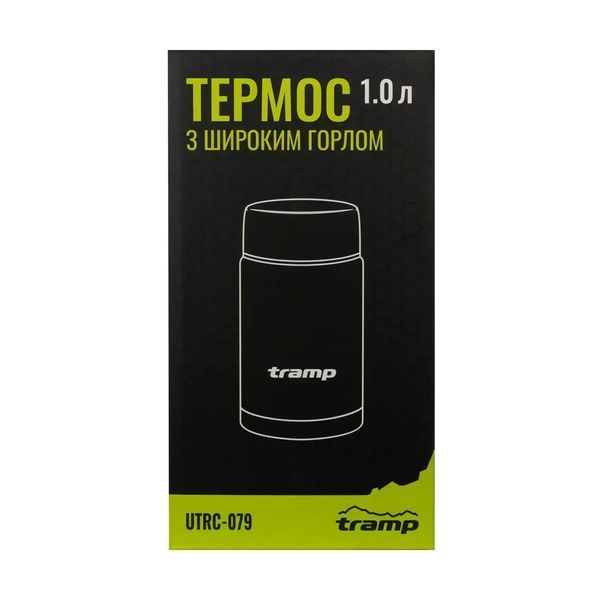 Термос Tramp з широким горлом 1,0л UTRC-079 UTRC-079 фото