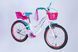 Велосипед ST 20" Formula Kid FLOWER PREMIUM BH рама-10" білий з рожевим та бірюзовим 2026 OPS-FRK-20-244 фото 2