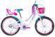 Велосипед ST 20" Formula Kid FLOWER PREMIUM BH рама-10" білий з рожевим та бірюзовим 2026 OPS-FRK-20-244 фото 1