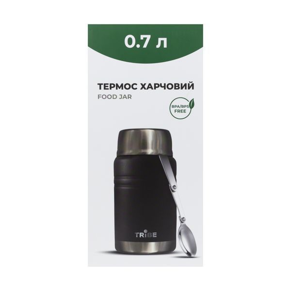 Термос Tribe Food Jar харчовий 0,7 л T-DE-0023-black T-DE-0023-black фото