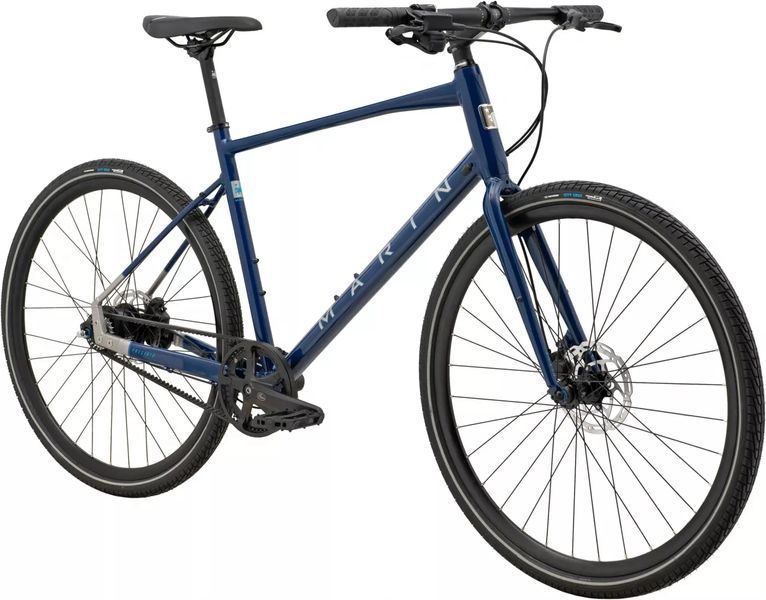 Велосипед 28" Marin Presidio 3 рама - L 2025 Gloss Navy/Dark Silver/Silver Cyan SKE-09-08 фото