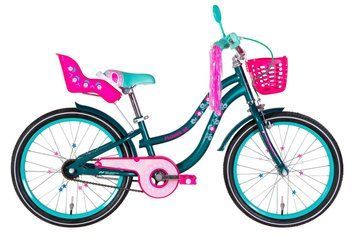 Велосипед ST 20" Formula Kid FLOWER PREMIUM BH рама-10" темно-зелений 2026 OPS-FRK-20-243 фото