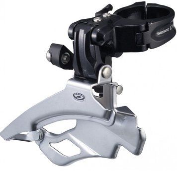 Перемикач передн. Shimano FD-M591-6 DEORE TOP SWING верхній хомут адаптер під 31.8mm, 3х9, під 44\48T DERF-91-30 фото