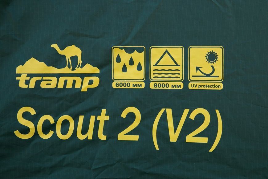 Намет Tramp Scout 2 (v2) зелений TRT-055 TRT-055 фото