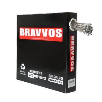 Трос для переключателя нерж. BRAVVOS 2050х1,1мм 100 шт. TRD-008 фото