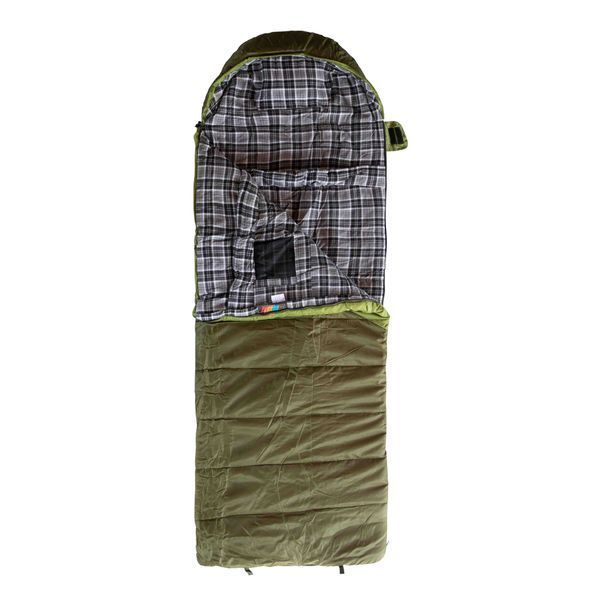 Спальний мішок Tramp Kingwood Long ковдра лівий dark-olive/grey 230/100 UTRS-053L UTRS-053L-L фото