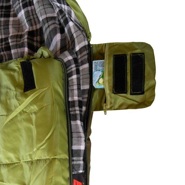 Спальний мішок Tramp Kingwood Long ковдра лівий dark-olive/grey 230/100 UTRS-053L UTRS-053L-L фото
