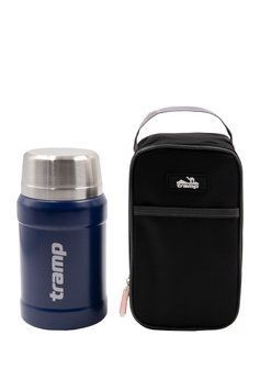 Термос Tramp харчовий 0,8л в чохлі blue UTRC-132 UTRC-132-blue фото