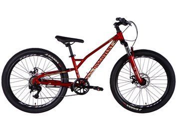 Велосипед ST 24" Discovery FLINT DD FR рама-12" червоний 2025 OPS-DIS-24-362 фото
