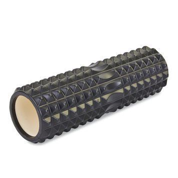 Ролер для йоги SP-Sport Grid Spine Roller 45см чорний FI-6674 фото