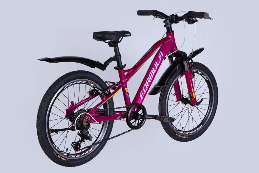 Велосипед AL 20" Formula BLACKWOOD Vbr FR рама-11" малиновий 2026 OPS-FR-20-106 фото