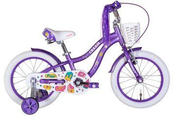Велосипед AL 16" Formula Kid CREAM BH рама-8,5" фіолетовий 2026 OPS-FRK-16-249 фото