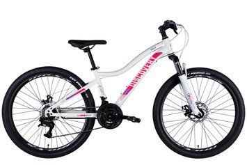 Велосипед ST 26" Discovery KELLY DD FR рама-14" біло-рожевий 2025 OPS-DIS-26-628 фото