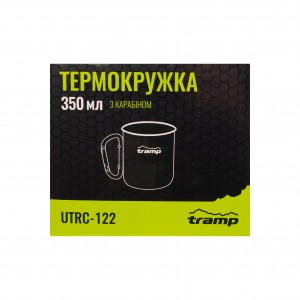 Термокружка TRAMP з карабіном 350мл UTRC-122 olive