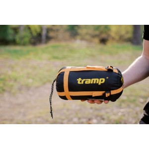 Спальний мішок Tramp Windy Light кокон правий yellow/grey 220/80-55 UTRS-055