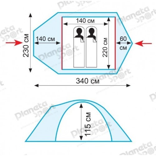 Намет Tramp Colibri Plus v2