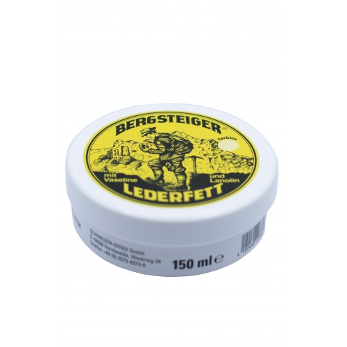 Водовідштовхуюче просочення для взуття HeySport Bergsteiger-Leather-Grease colourless 150 ml