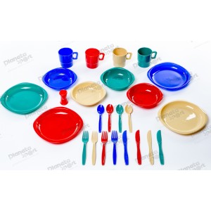 Набор посуды пластиковой Tramp (4 персоны) TRC-053