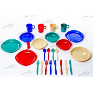 Набор посуды пластиковой Tramp (4 персоны) TRC-053