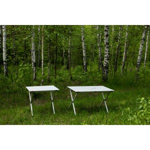 Складной  стол с алюминиевой столешницей Tramp Roll-80 (80x60x70 см)