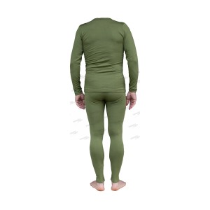 Термобелье мужское Tramp Warm Soft комплект (футболка+кальсоны) TRUM-019 S-M оливковый