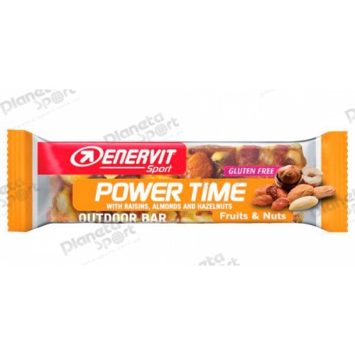 Батончик Enervit Sport PowerTime, фрукты и орехи, 35г