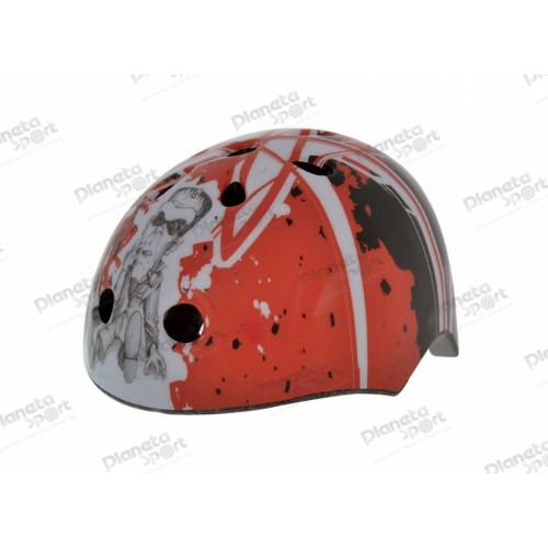 Шлем детский Bellelli ARTISTIK RED size-M (графити красн.)