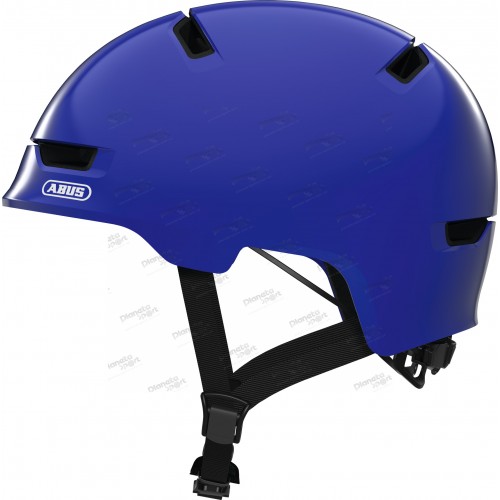 Шлем детский ABUS SCRAPER 3.0 KID, размер S (51-55 см), Shiny Blue, синий