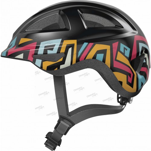 Шлем детский ABUS ANUKY 2.0, размер S, Black Tag, черный
