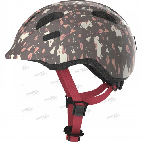 Шлем детский ABUS SMILEY 2.0, размер M (50-55 см), Rose Horse, разноцветный
