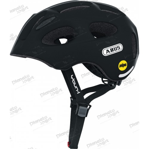 Шлем детский ABUS YOUN-I MIPS, размер S (48-54 см), Velvet Black, черный