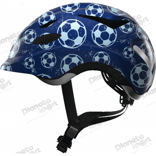 Шлем детский ABUS ANUKY, размер S (46-52 см), Blue Soccer, синий