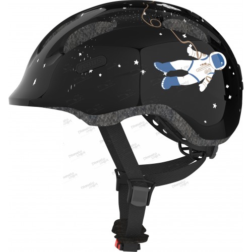 Шлем детский ABUS SMILEY 2.0, размер S (45-50 см), Black Space, черный космос
