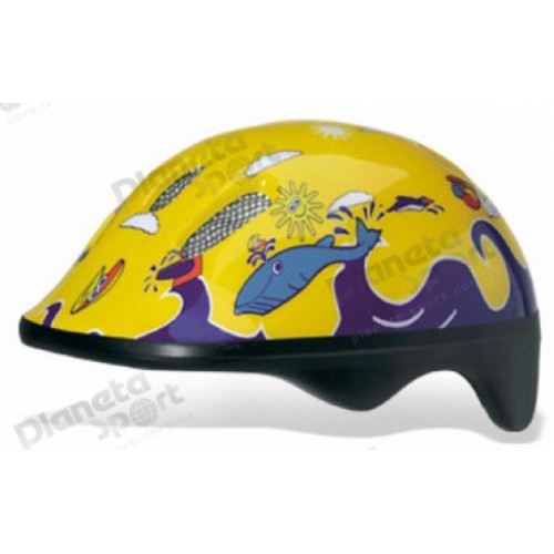 Шлем детский Bellelli FISH YELLOW size-M (желтый (море))