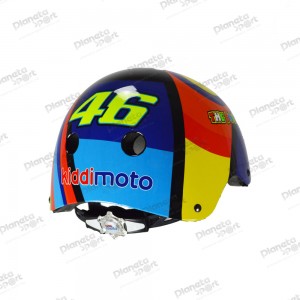 Шлем детский Kiddimoto с автографом Valentino Rossi размер S 48-53см