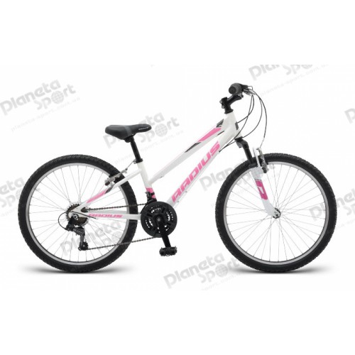 Велосипед 24" Radius Crystal AL рама- 13" Gloss White/Gloss Pink/Gloss Charcoal