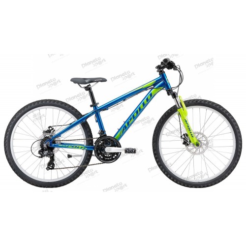 Велосипед 24" Apollo PANTHER gloss Blue / gloss Lime / gloss Green