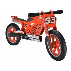 Беговел 12" Kiddimoto Heroes деревянный, с автографом Mark Marquesъ