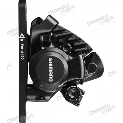 Тормоз дисковый механический Shimano BR-RS305-F, FLAT MOUNT, передний, адаптер 140/160мм, колодка L03A RESIN PAD(W/FIN)