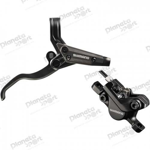 Тормоз дисковый гидравлический пер. Shimano BL-M445L(L), BR-M447L(F), органические колодки, гидролиния SM-BH59 800мм black