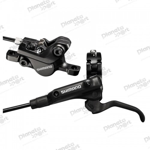 Тормоз дисковый гидравлический пер. Shimano BL-M506L(L), BR-M447L(F) органические колодки, гидролиния SM-BH59 800мм black