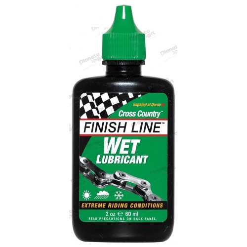 Смазка Finish Line жидкая Wet Lube (Cross Country) для влажных погодных условий, 60ml