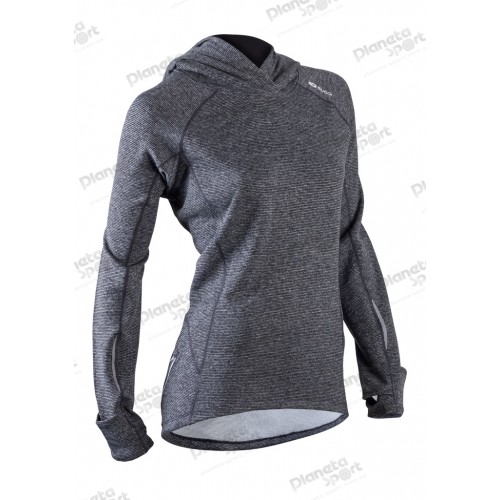 Кофта с капюшоном Sugoi ENDURANCE HOODIE женская, black/white (черно-белая), L