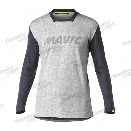 Джерси Mavic DEEMAX PRO LS LIMITED SAM HILL с длин. рукавом, мужское, серое, XL